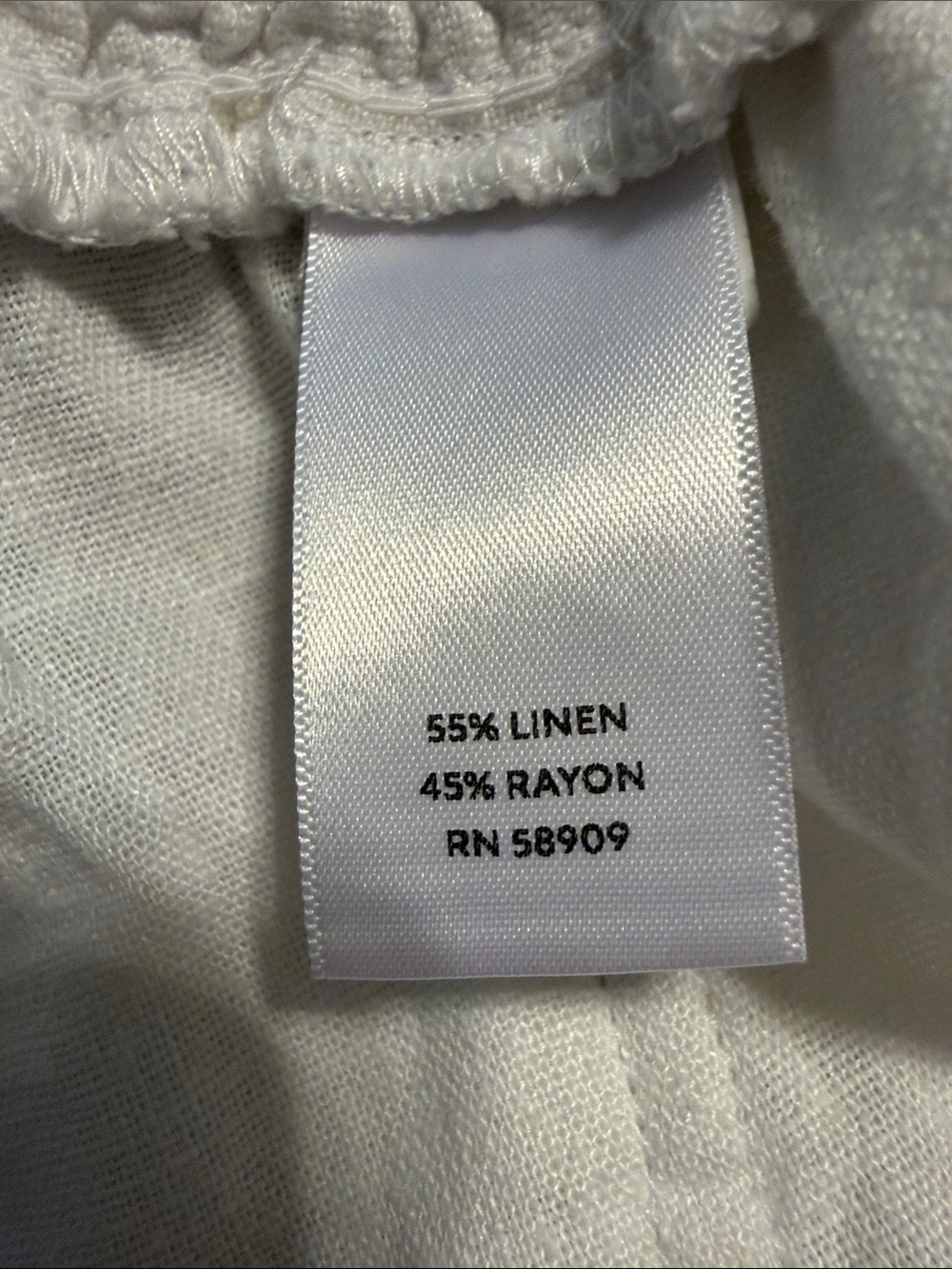 Westbound White Smocked Waist Wide-Leg Pants - Picture 2 of 4